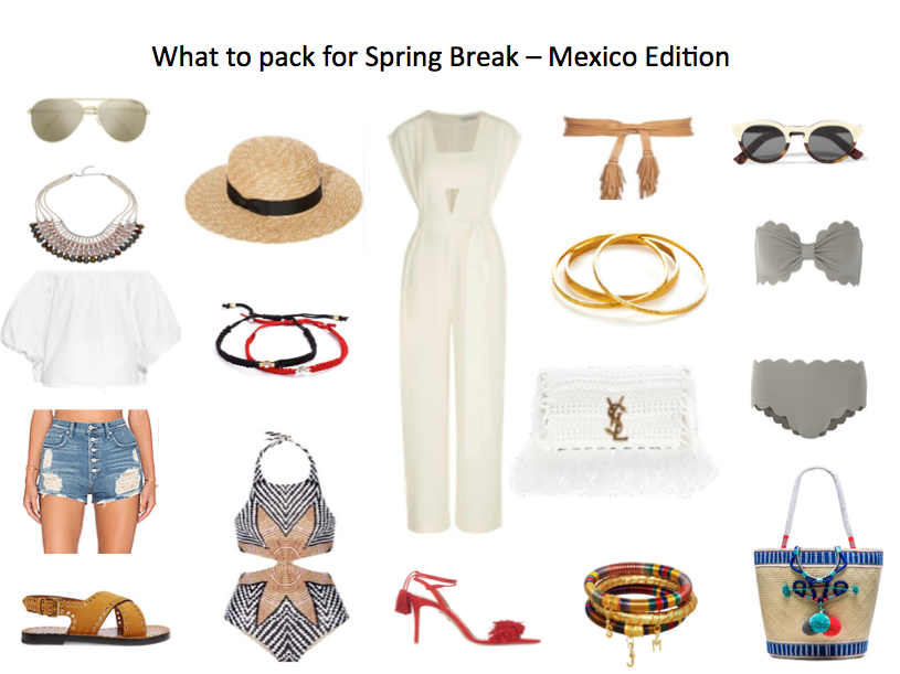 what to pack for spring break