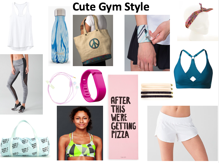 cute gym style
