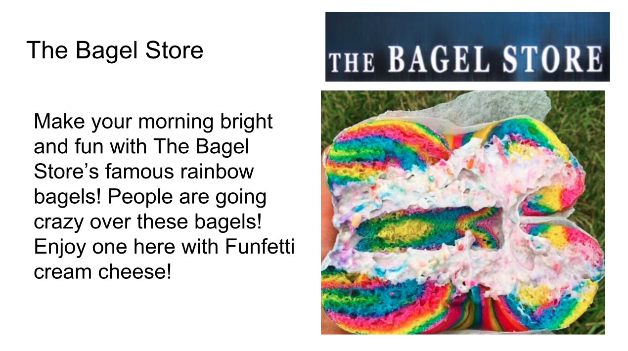 the bagel store