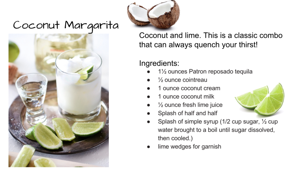 coconut margarita