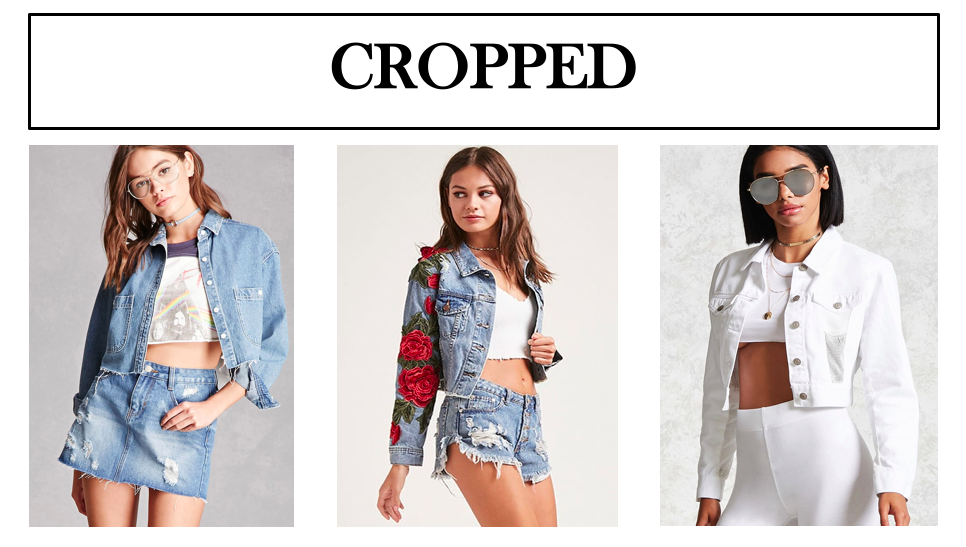 cropped denim jackets