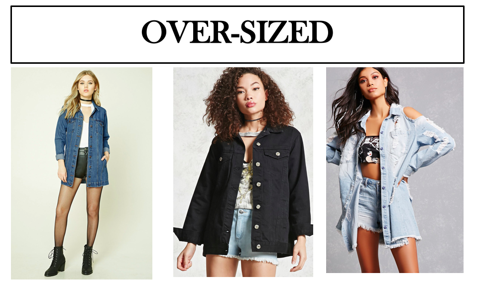 over sized denim jackets