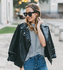 top it off leather jacket